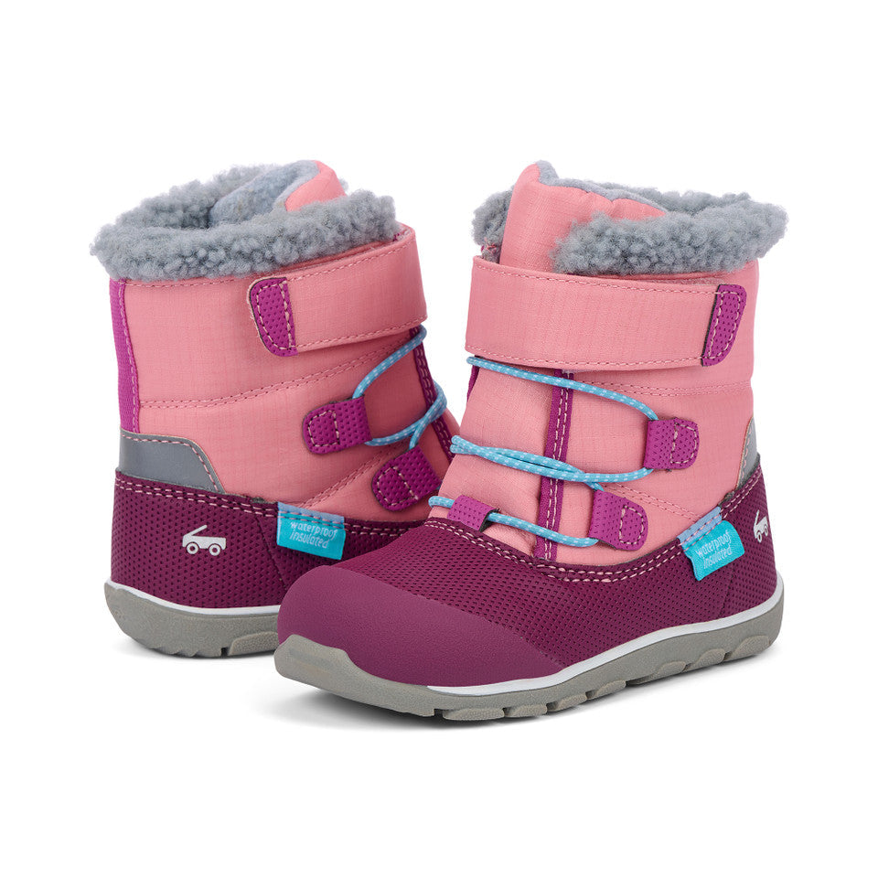 See Kai Run girls Gilman Waterproof/Insulated Rose Pink