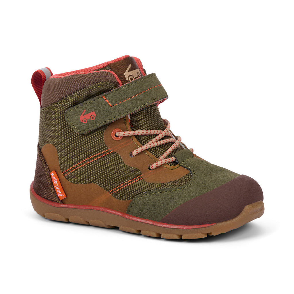 See Kai Run boys Canyon Waterproof Olive Green