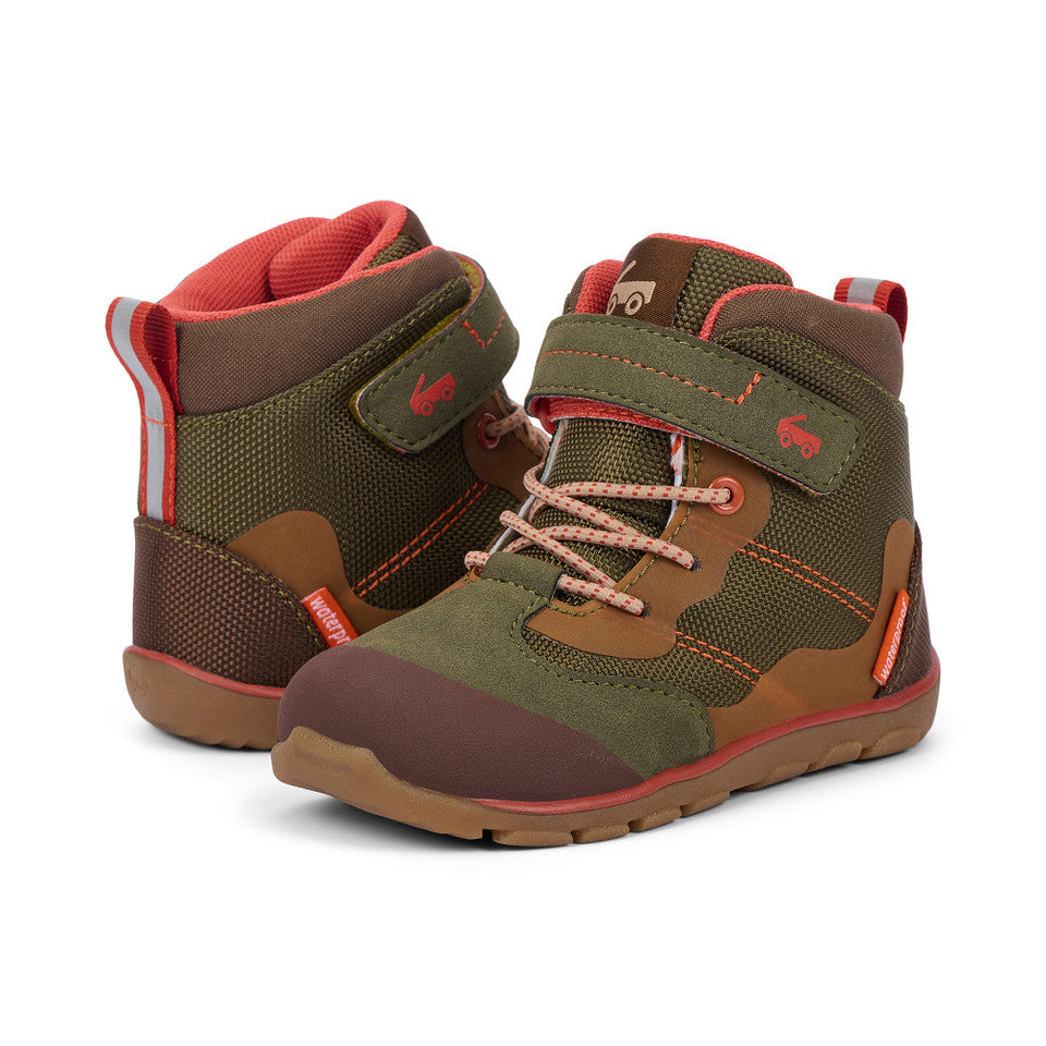See Kai Run boys Canyon Waterproof Olive Green