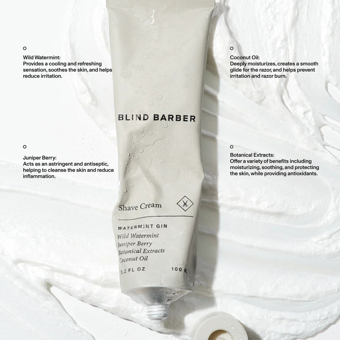 Blind Barber Watermint Gin Shave Cream