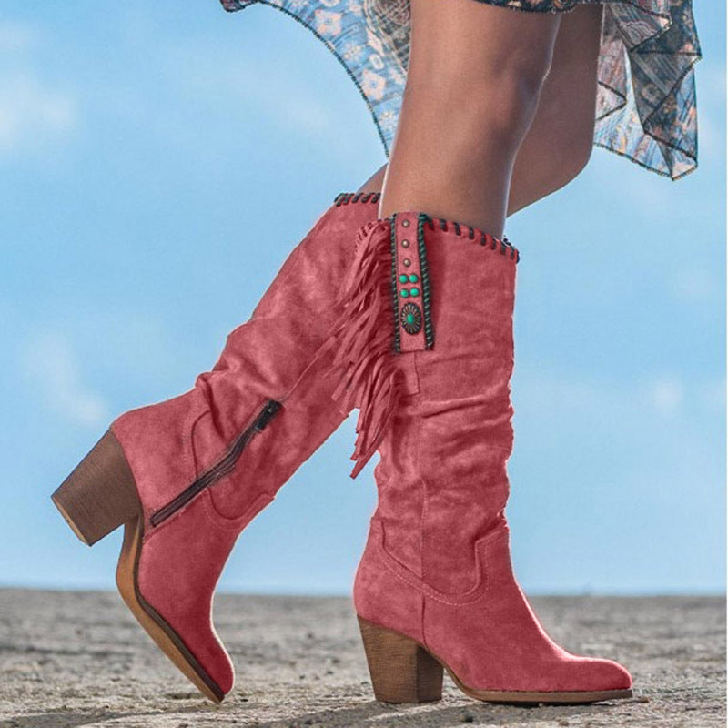 Harper & Lane Janice - Western Knee-High Boots