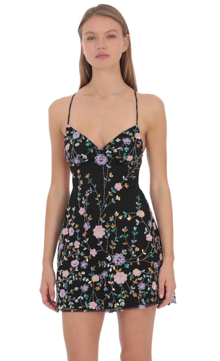 Lucy In The Sky Fleur Sequin Mini Dress