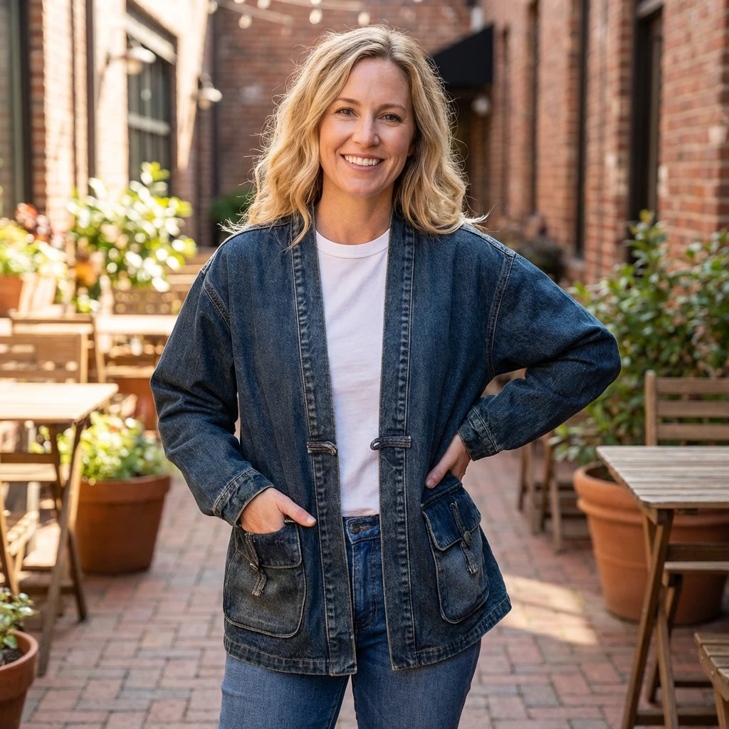 Nabalu Denavira | Women’s Lightweight Denim Summer Jacket