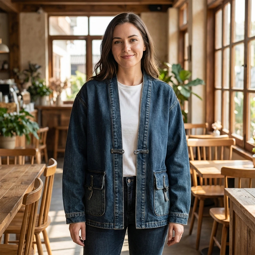 Nabalu Denavira | Women’s Lightweight Denim Summer Jacket