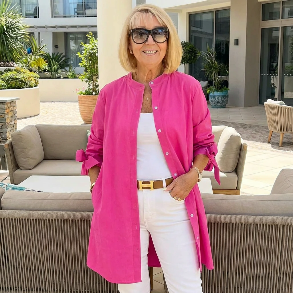 Nabalu Alverisse | Women’s Lightweight Button-Front Summer Jacket