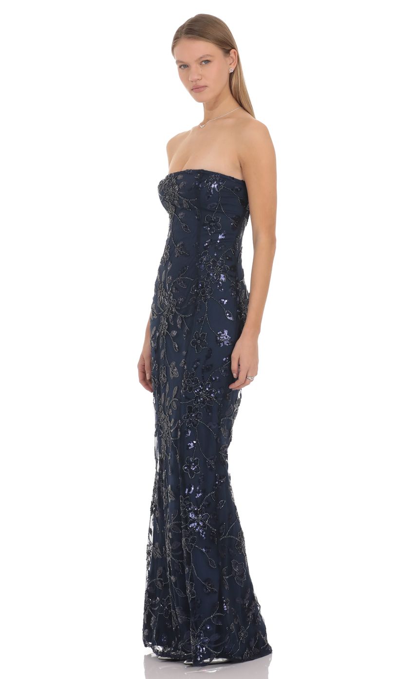 Lucy In The Sky Lilia Masha Sequin Maxi Dress