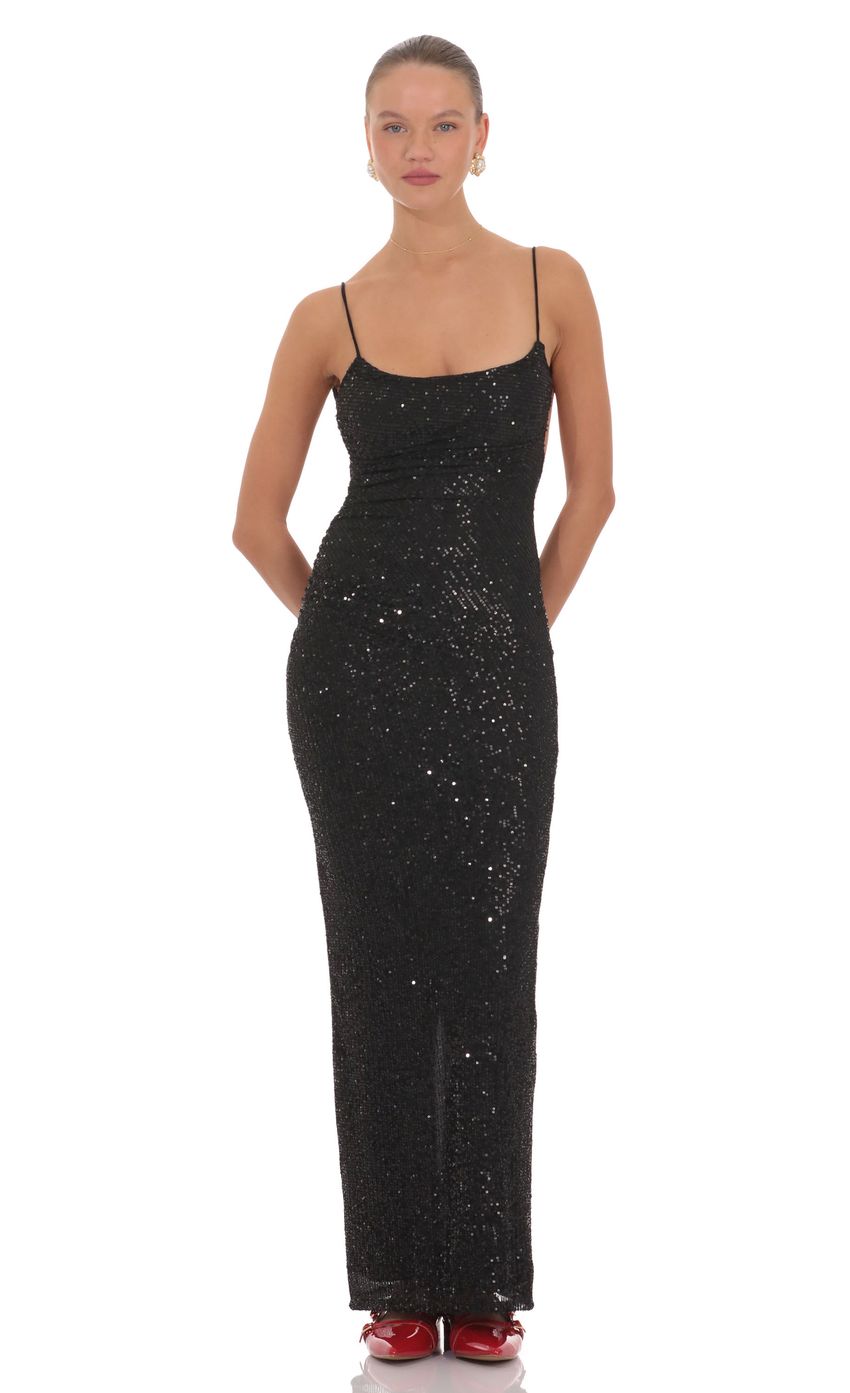 Lucy In The Sky Kaia Sequin Maxi Dress