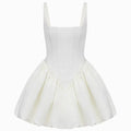 *Baby Girl Corset Voluminous Mini Dress