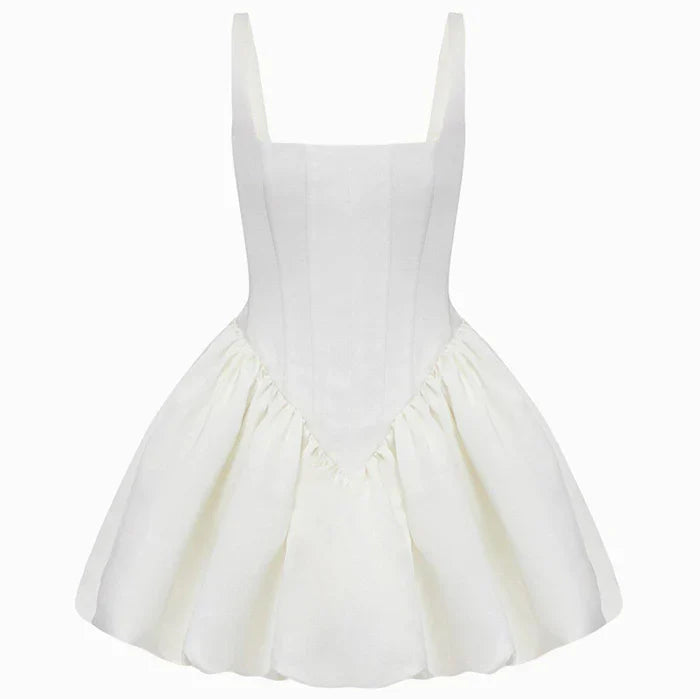 *Baby Girl Corset Voluminous Mini Dress