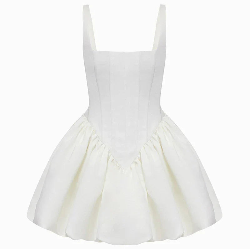 Mermaid Way Baby Girl Corset Voluminous Mini Dress