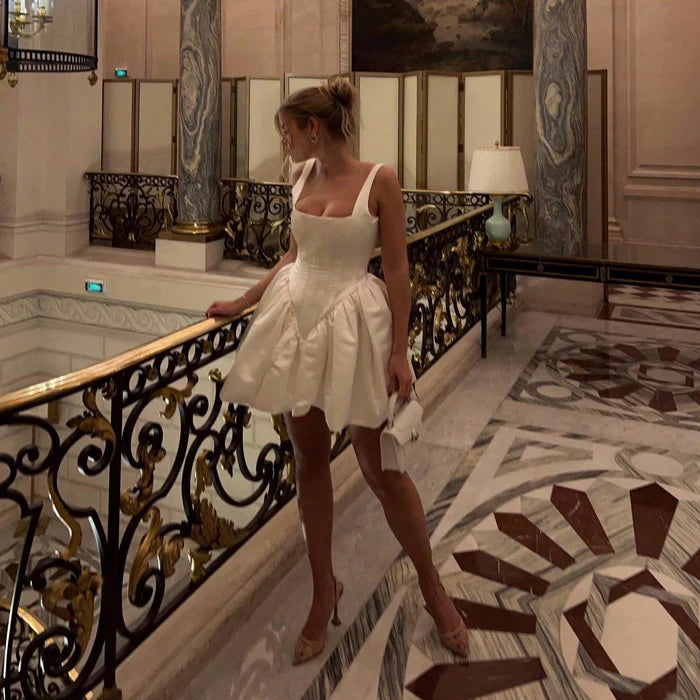 *Baby Girl Corset Voluminous Mini Dress