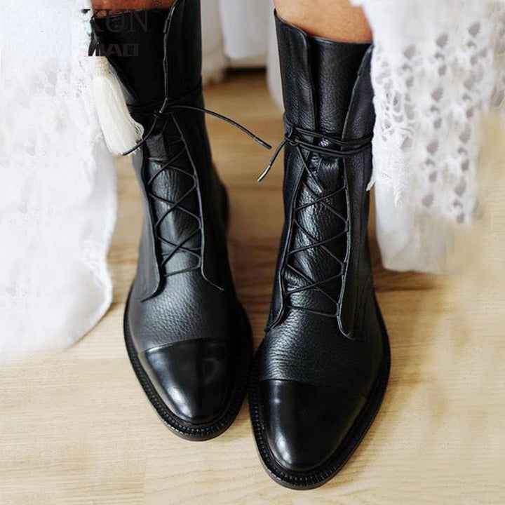 Harper & Lane Emma - Winter Vegan Leather Boots