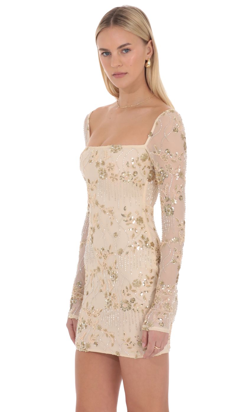 Lucy In The Sky Elsinara Beaded Mini Dress