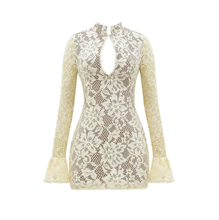 *Bella Vita Lace Mini Dress