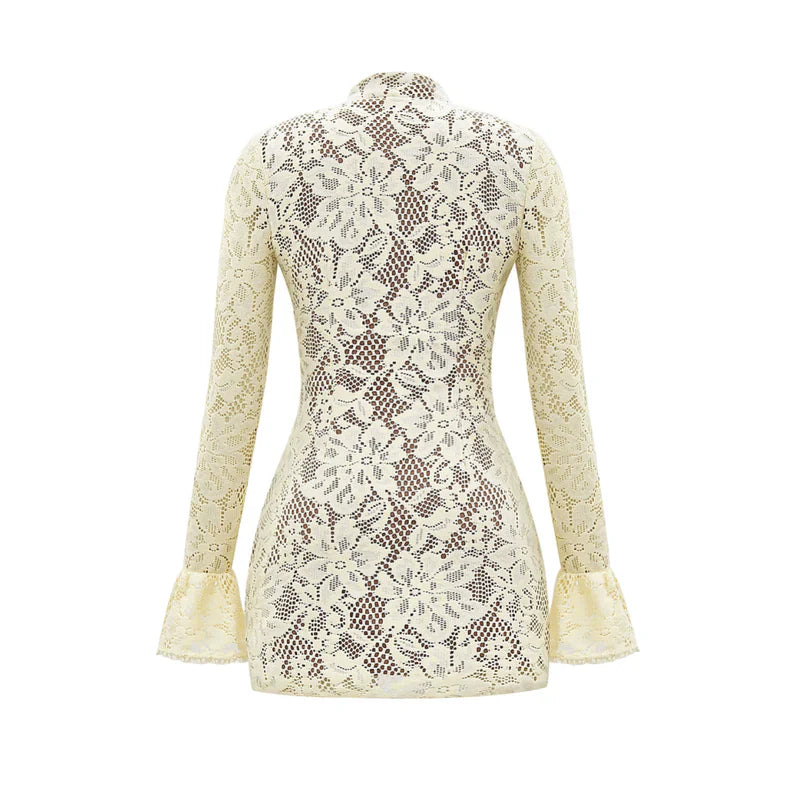 Mermaid Way Bella Vita Lace Mini Dress