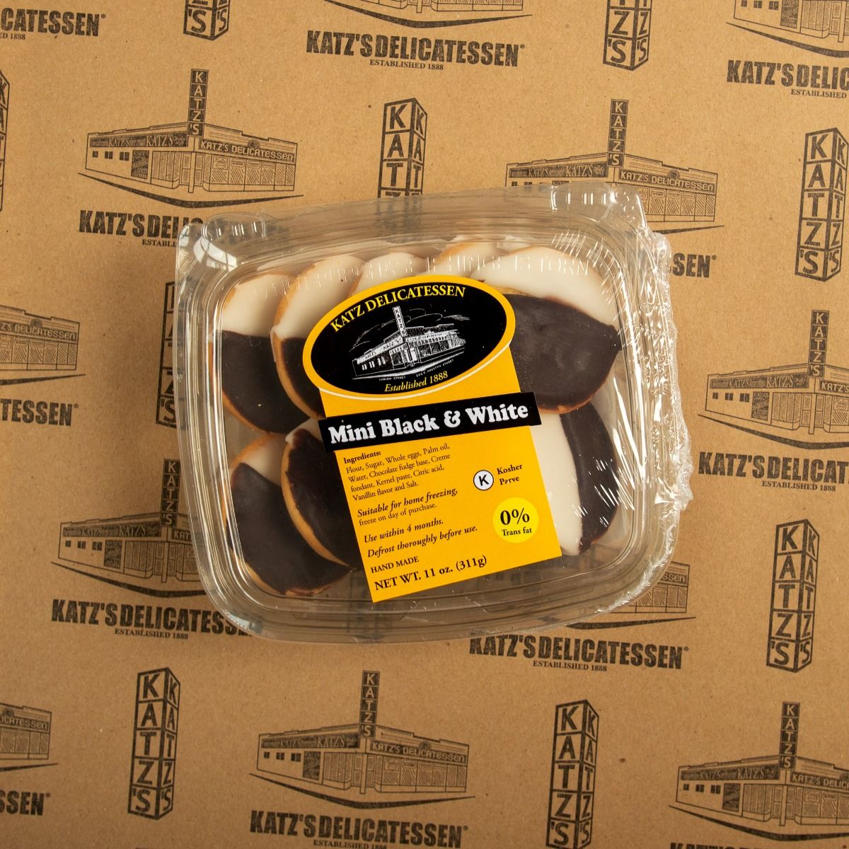 Katz's Delicatessen Mini Black and White Cookies