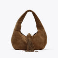 Mermaid Way Boho Soul Suede Fringed Shoulder Bag