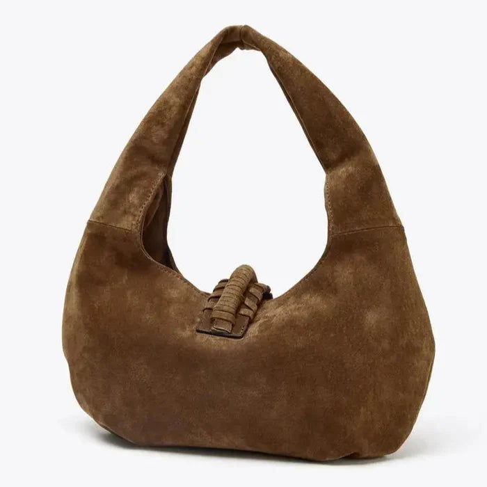 *Boho Soul Suede Fringed Shoulder Bag