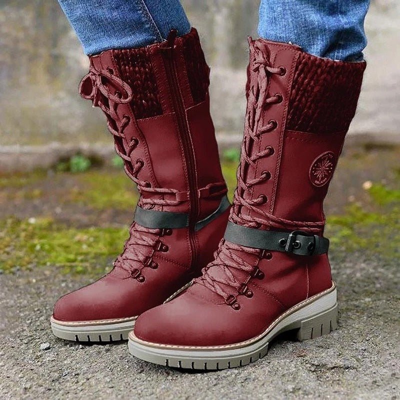 Harper & Lane Sara - Lace-Up Winter Boots