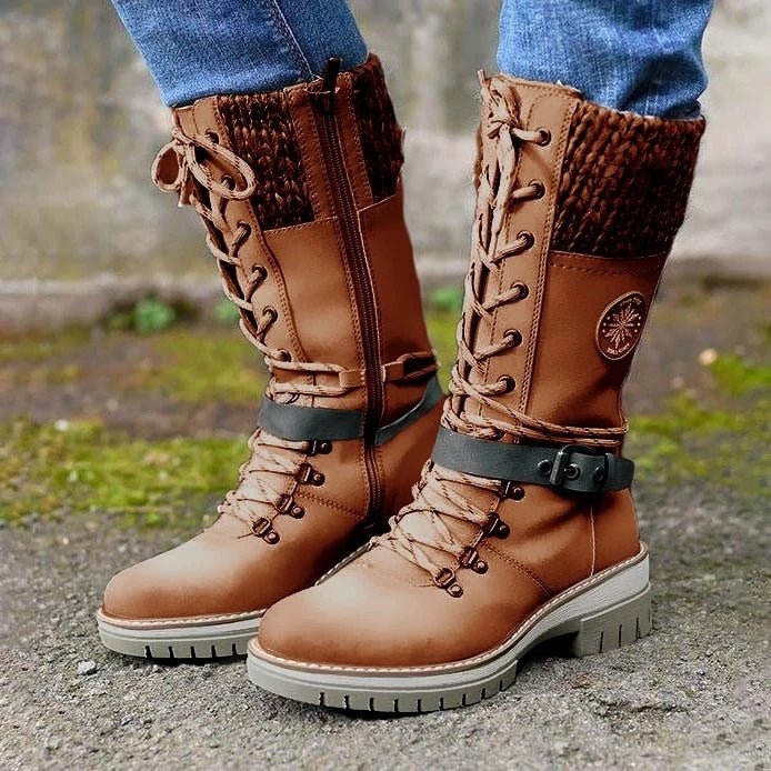 Harper & Lane Sara - Lace-Up Winter Boots