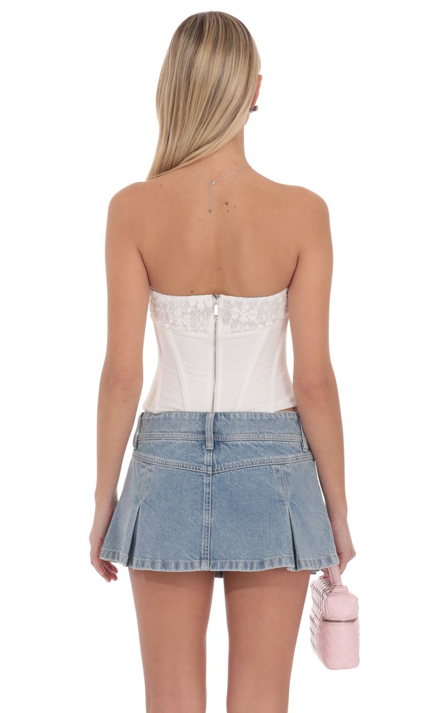 Lucy In The Sky Nyelle Lace Corset Top