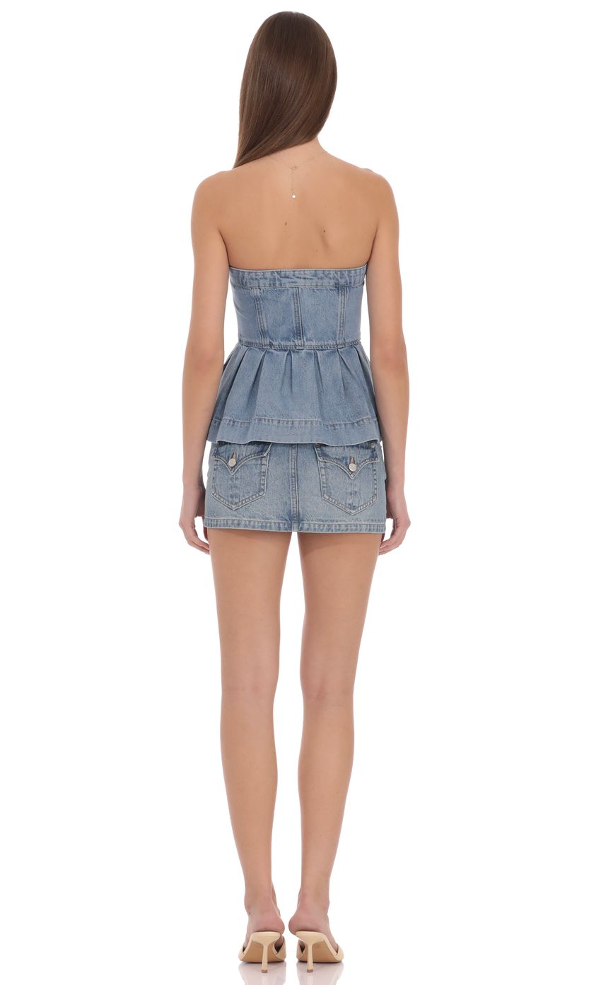 Lucy In The Sky Isabel Denim Top