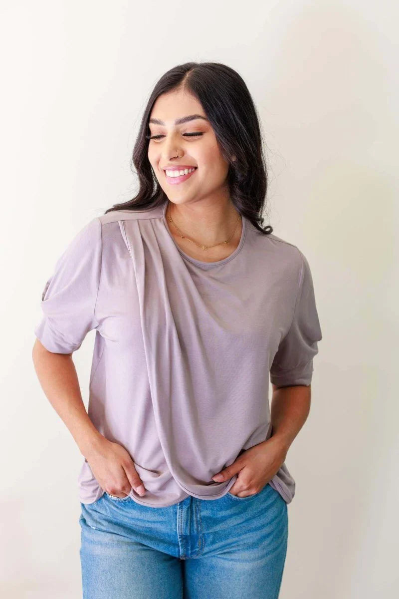 Simple Wishes Camille Jersey Nursing Top