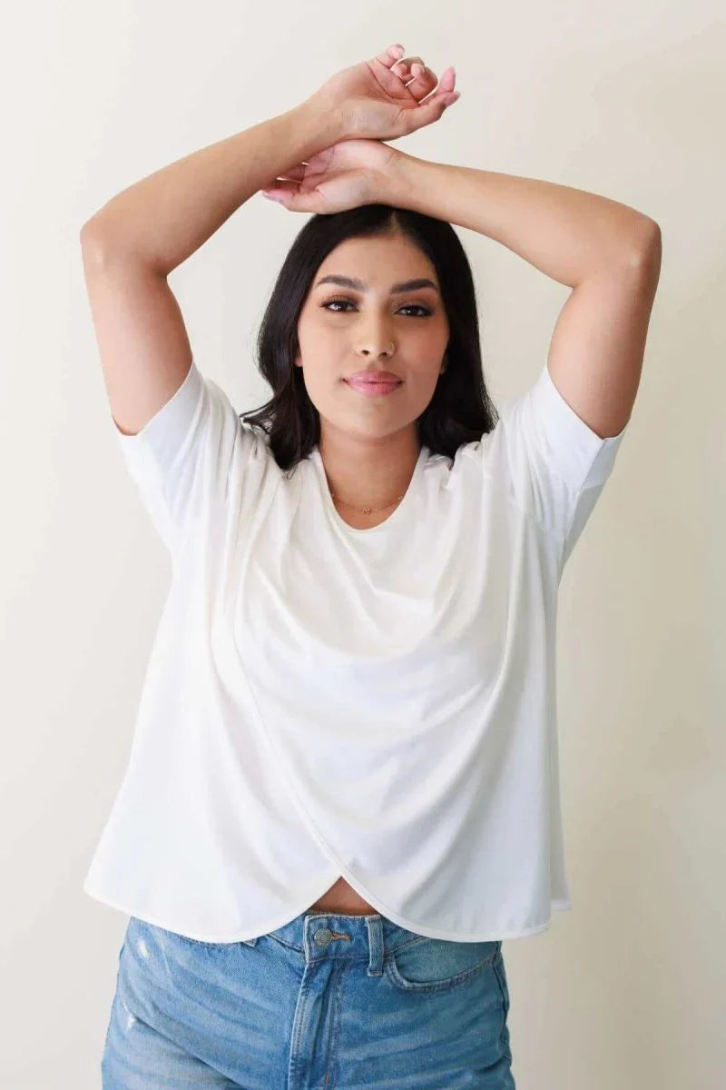 Simple Wishes Camille Jersey Nursing Top - Discontinued Color