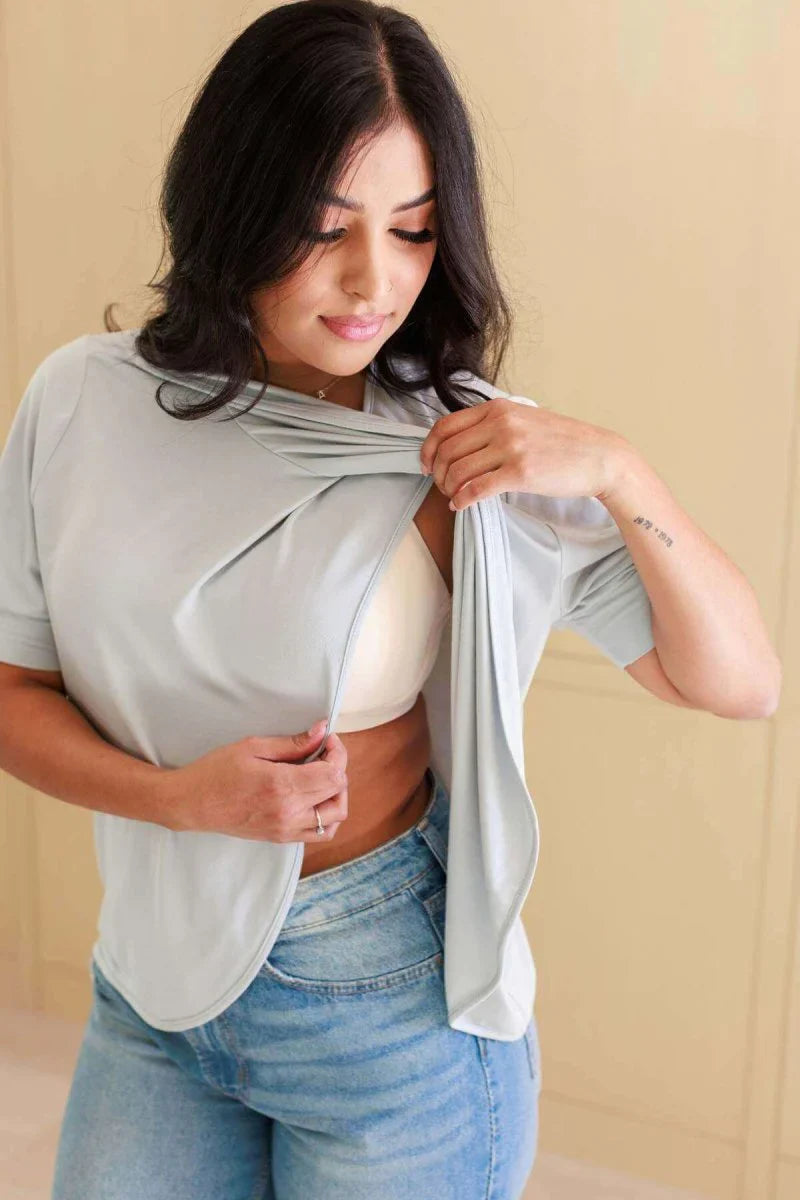 Simple Wishes Camille Jersey Nursing Top