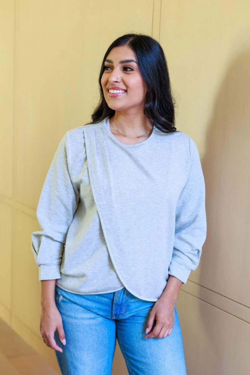 Simple Wishes Carlotta Fleece Nursing Top