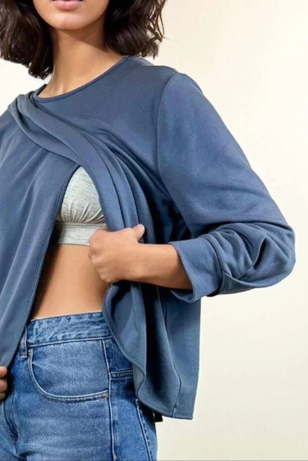 Simple Wishes Carlotta Fleece Nursing Top