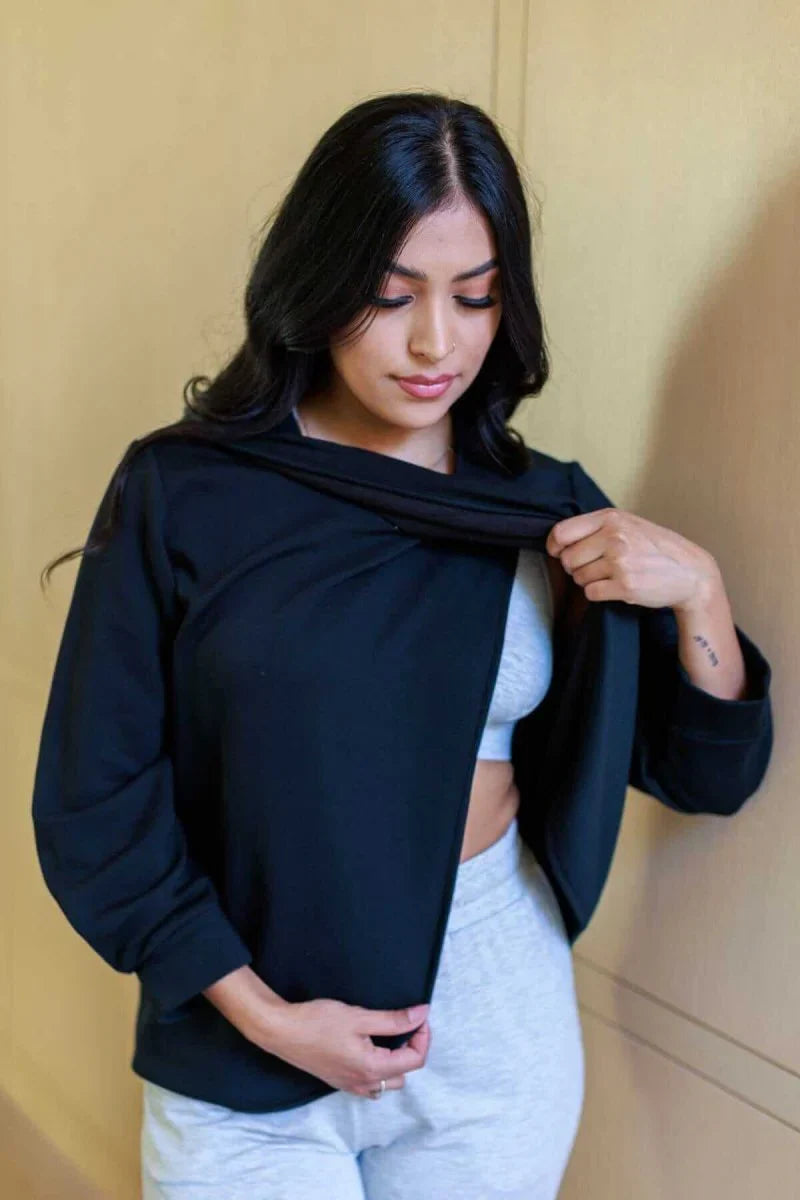 Simple Wishes Carlotta Fleece Nursing Top