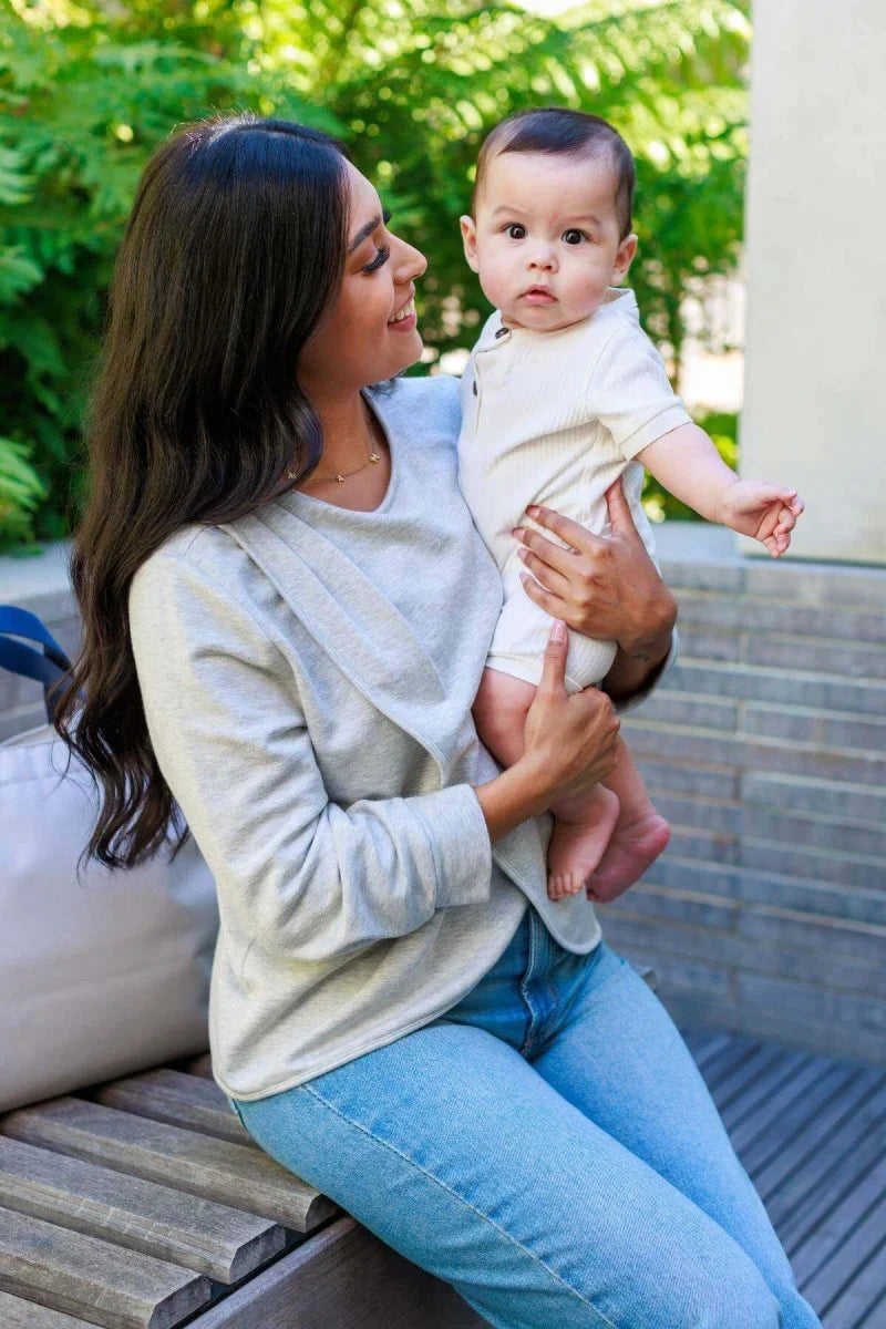 Simple Wishes Carlotta Fleece Nursing Top