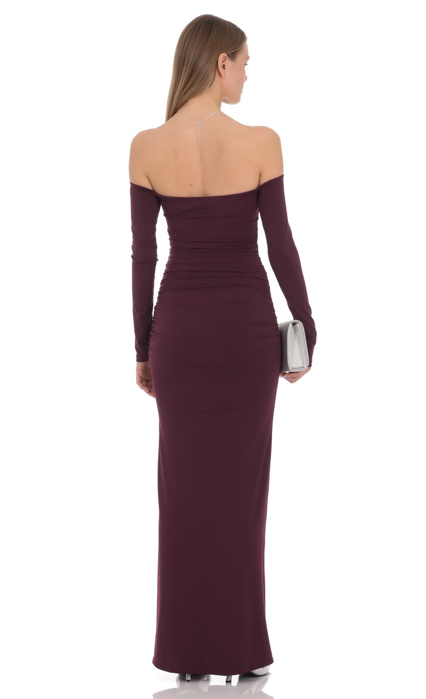 Lucy In The Sky Eleanor Off-Shoulder Maxi Dress