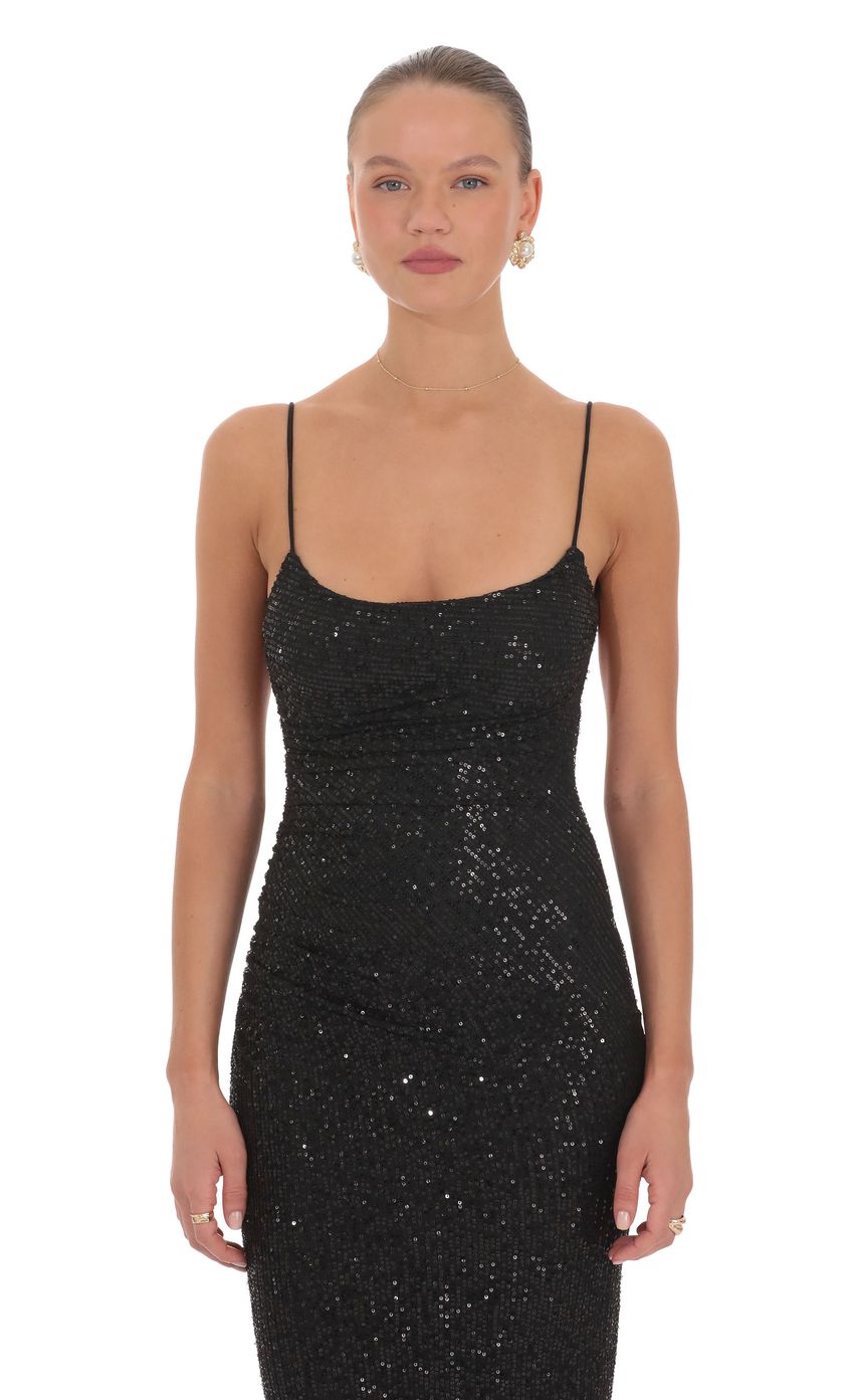 Lucy In The Sky Kaia Sequin Maxi Dress