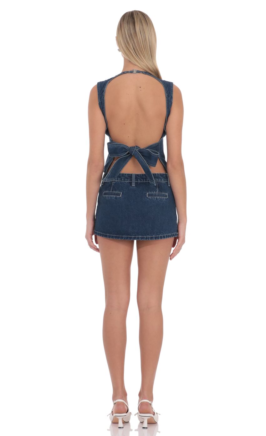 Lucy In The Sky Kalyth Denim Skort