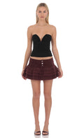 Lucy In The Sky Maribel Tiered Mini Skirt