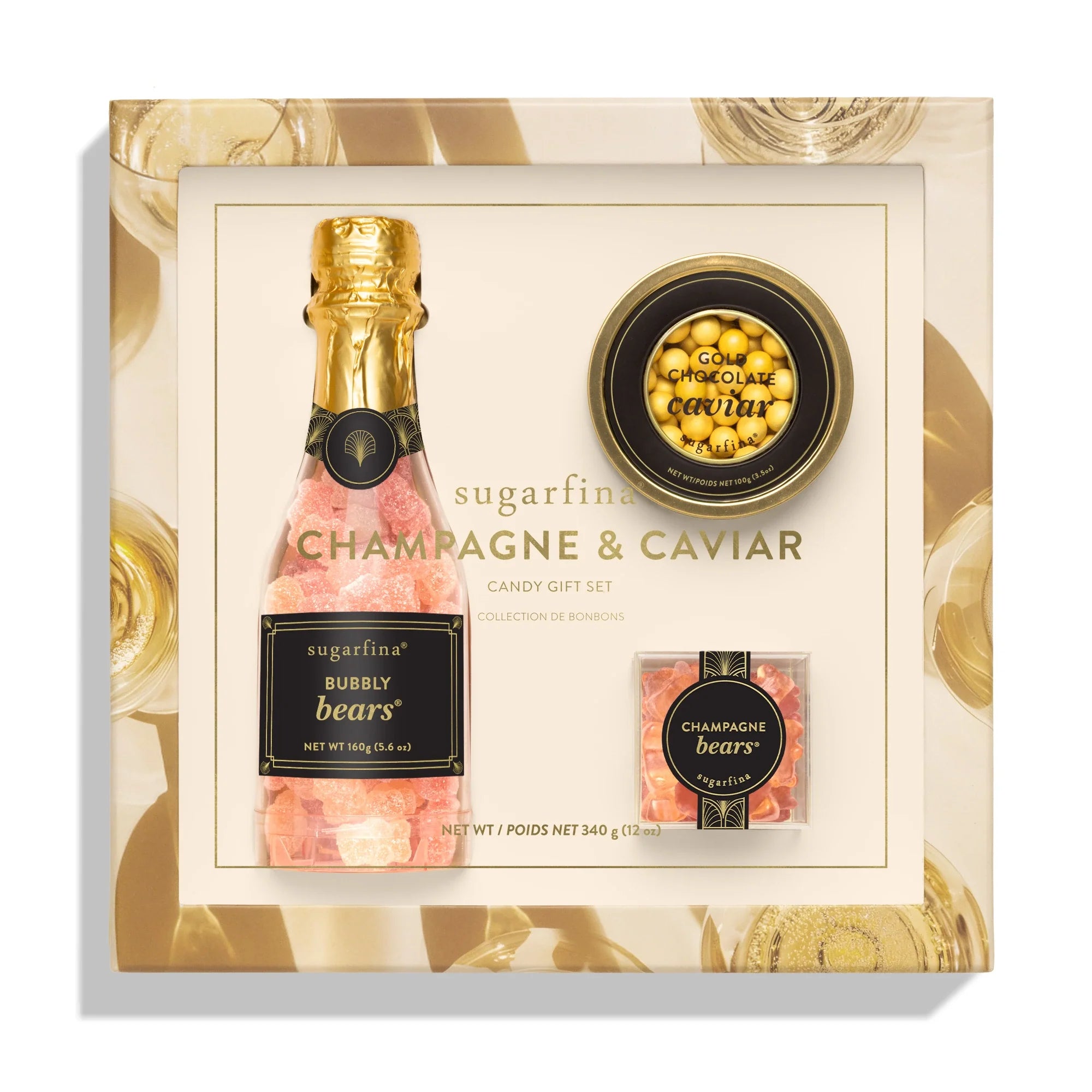 Sugarfina Champagne & Caviar Gift Set