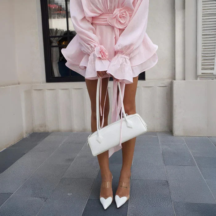 *Cindy Ruffled Mini Dress