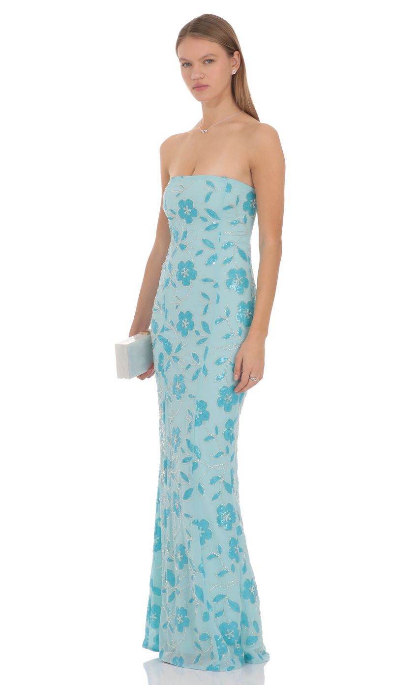 Lucy In The Sky Lilia Masha Sequin Maxi Dress