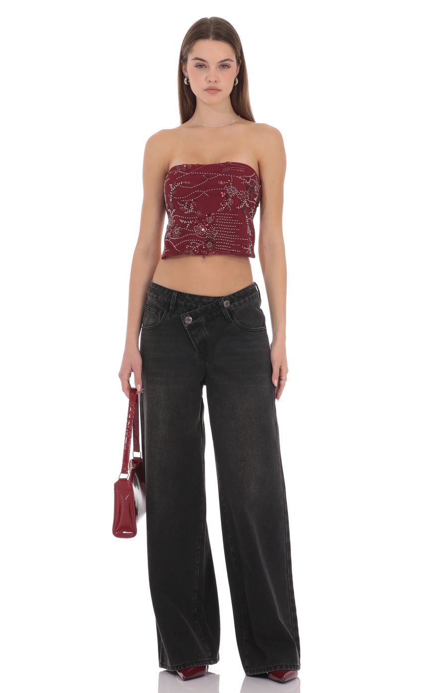 Lucy In The Sky Lola Embellished Top