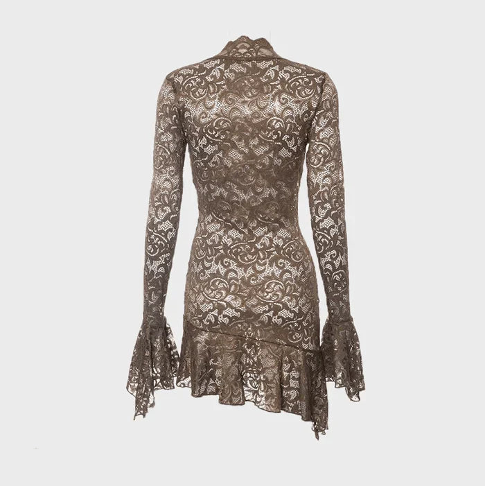 *Dance On My Own Lace Mini Dress