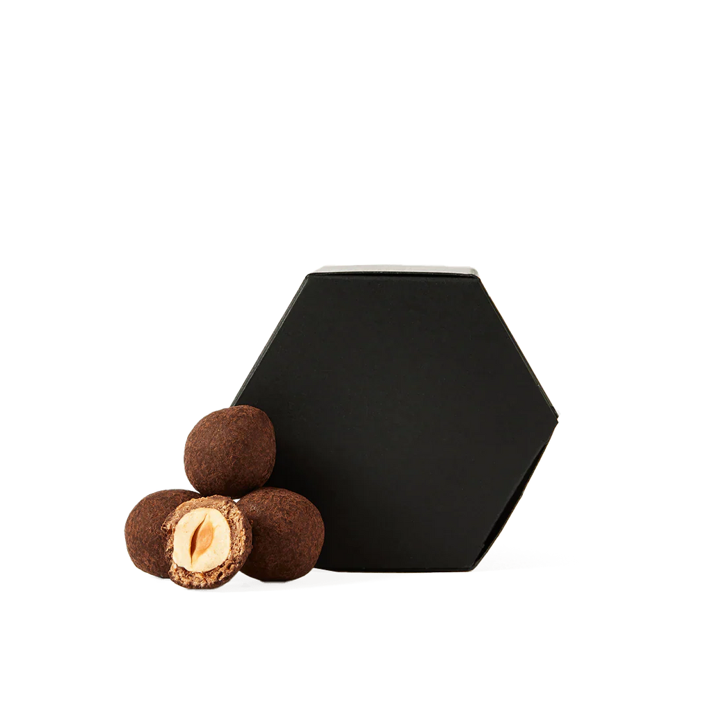 Dandelion Chocolate Caramelized Hazelnuts, Croissant Duja, & Espresso