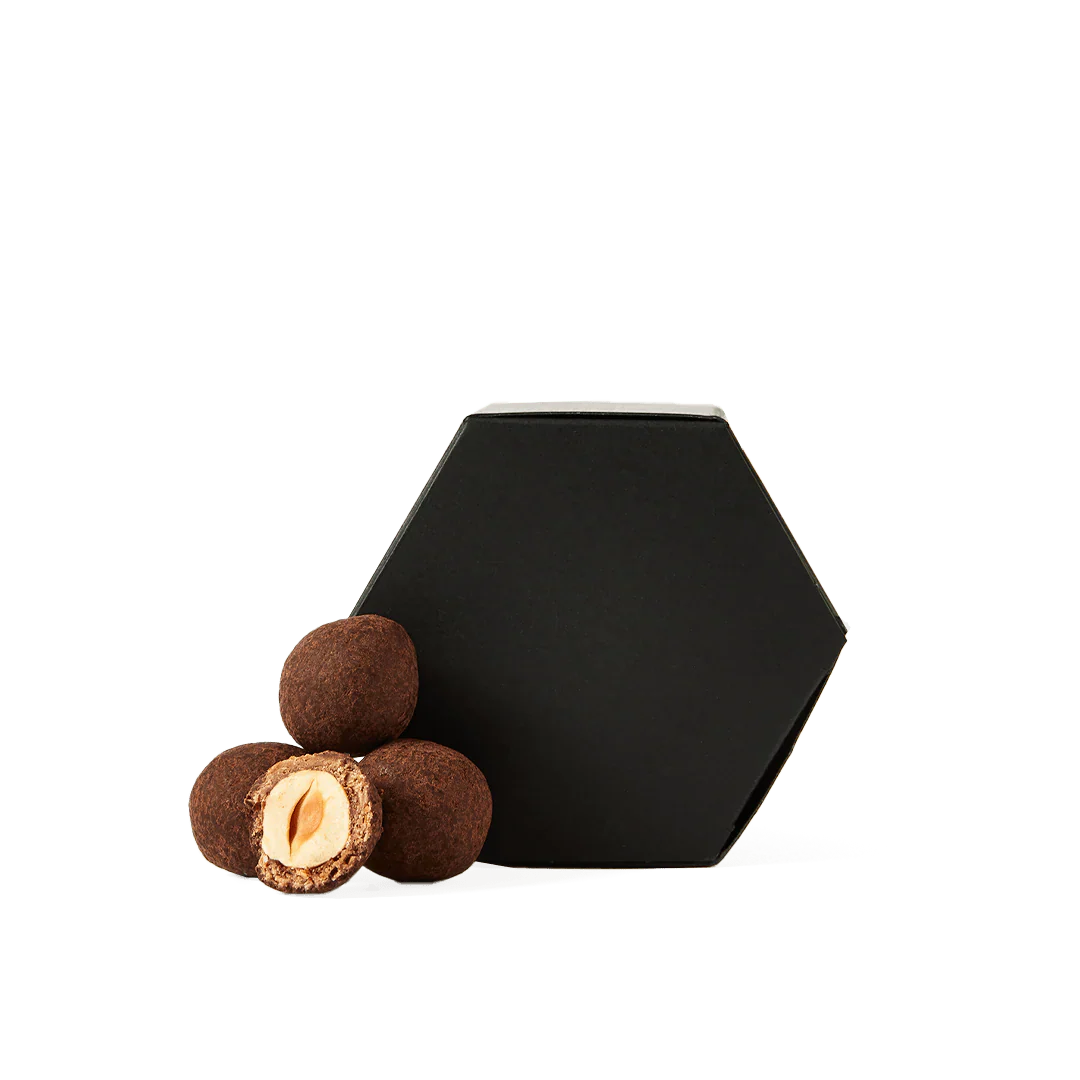 Dandelion Chocolate Caramelized Hazelnuts, Croissant Duja, & Espresso