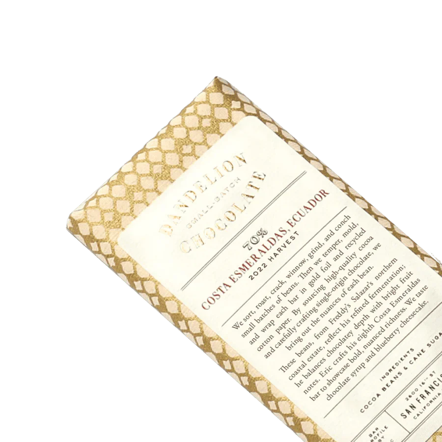 Dandelion Chocolate Costa Esmeraldas 1