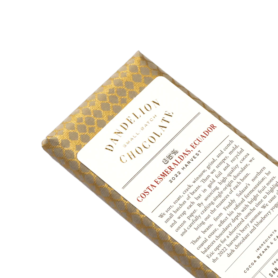 Dandelion Chocolate Costa Esmeraldas 2