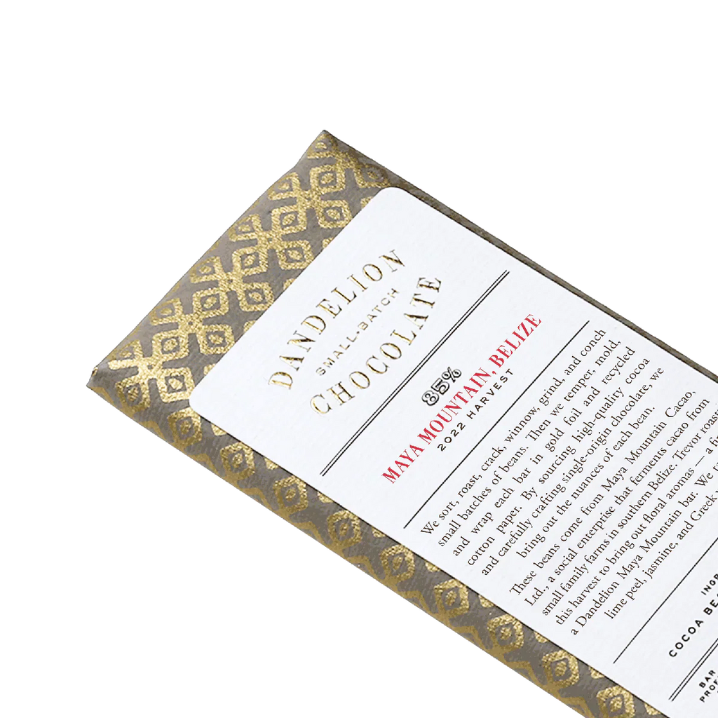 Dandelion Chocolate Maya Mountain