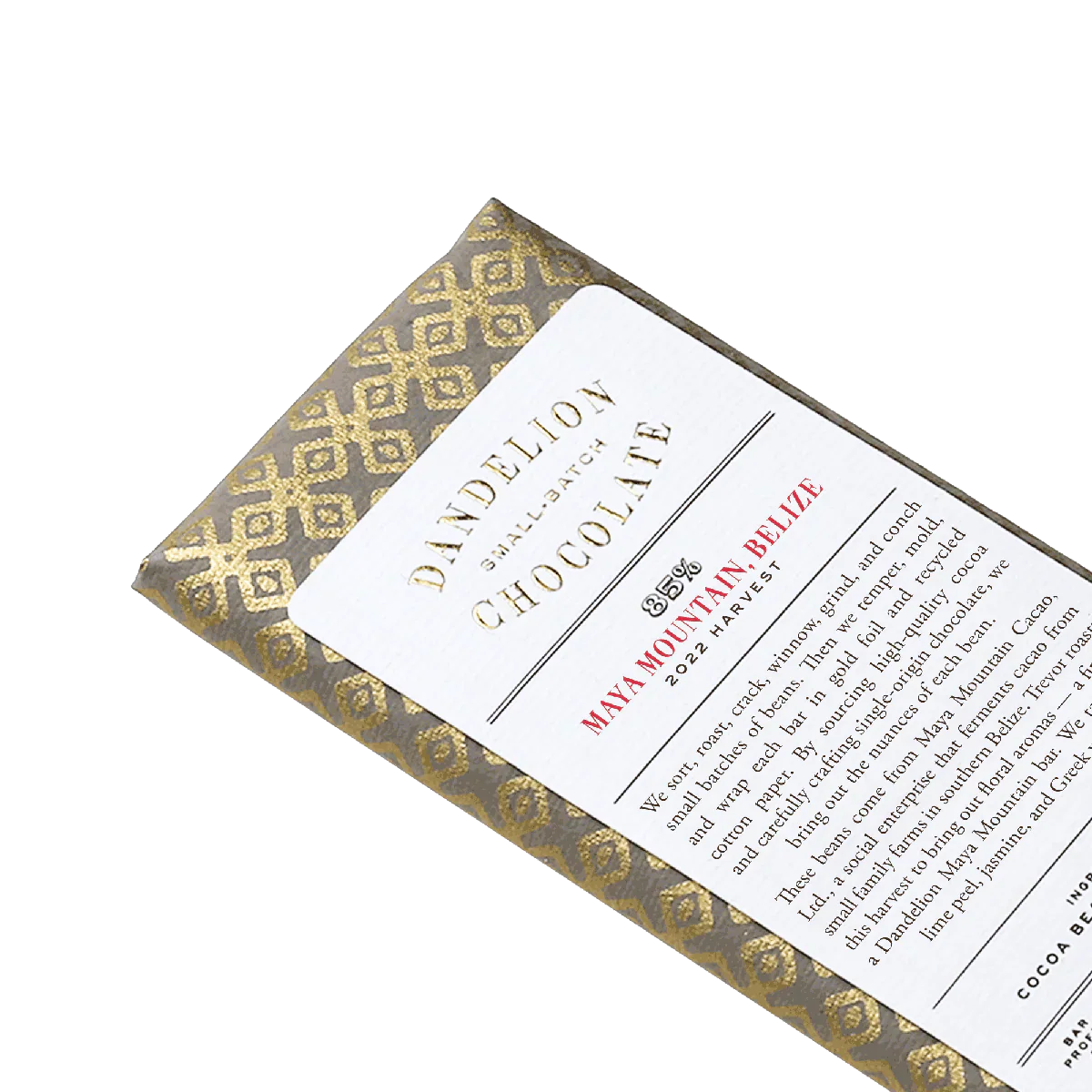 Dandelion Chocolate Maya Mountain