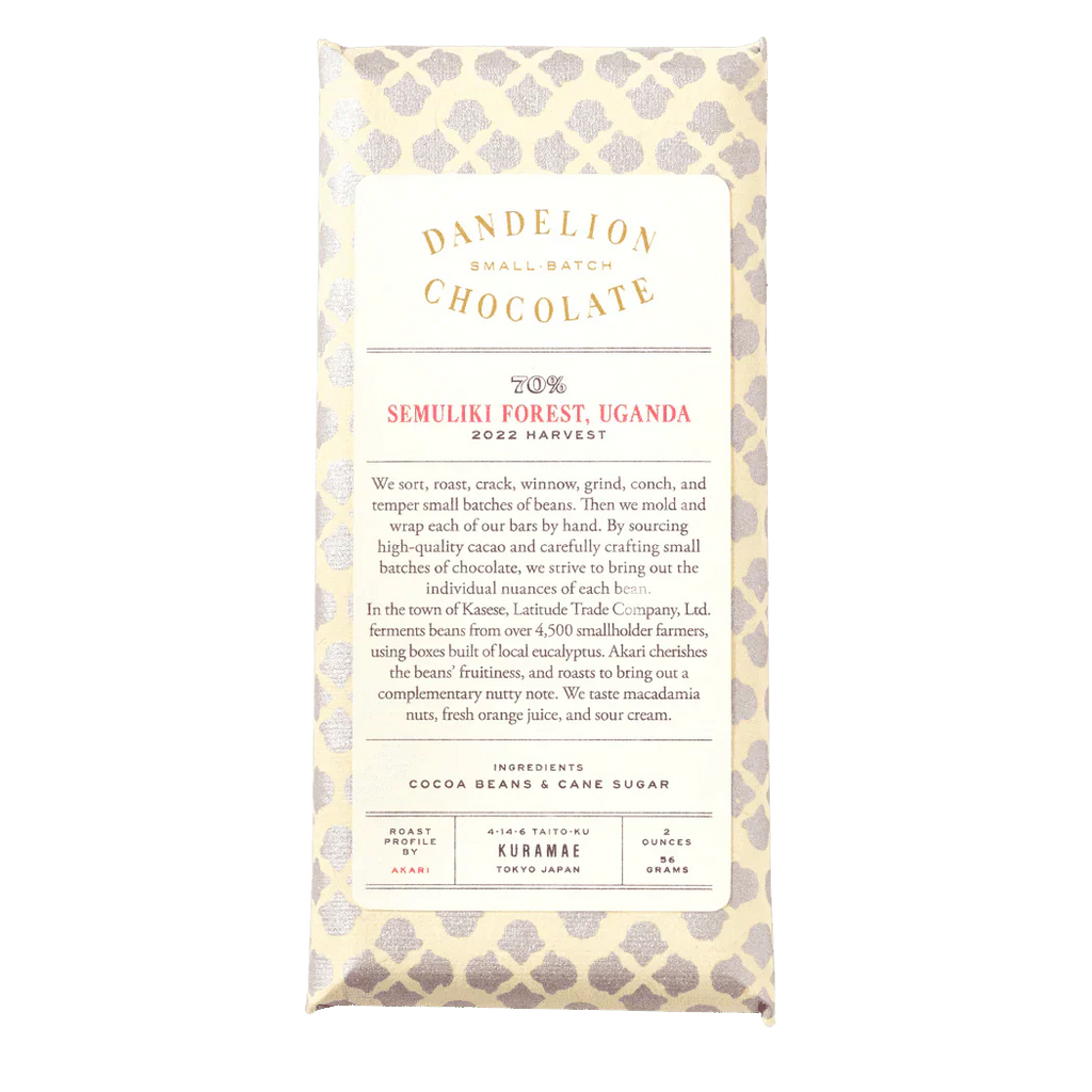 Dandelion Chocolate Semuliki Forest 3