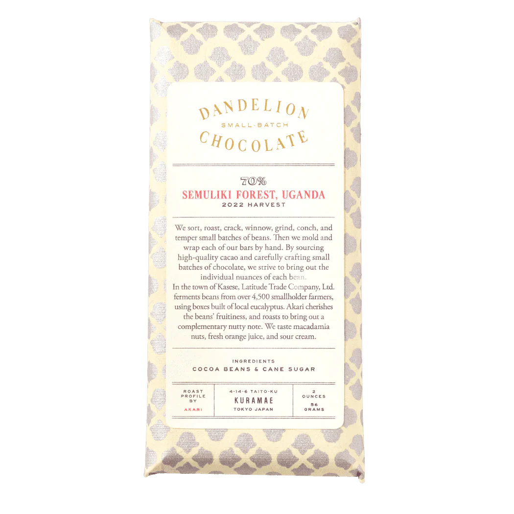 Dandelion Chocolate Semuliki Forest 3